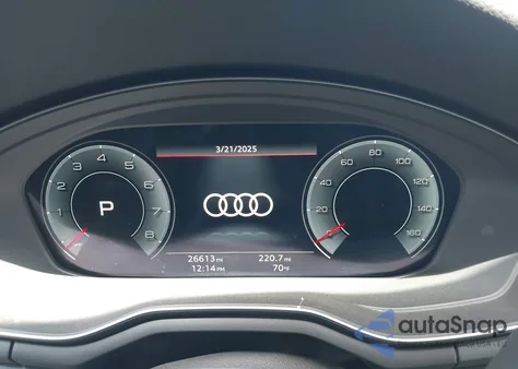 2022 Audi A5 Sportback Premium Plus 45 Tfsi S Line Quattro S Tronic from USA, damaged, VIN WAUFACF57NA018358